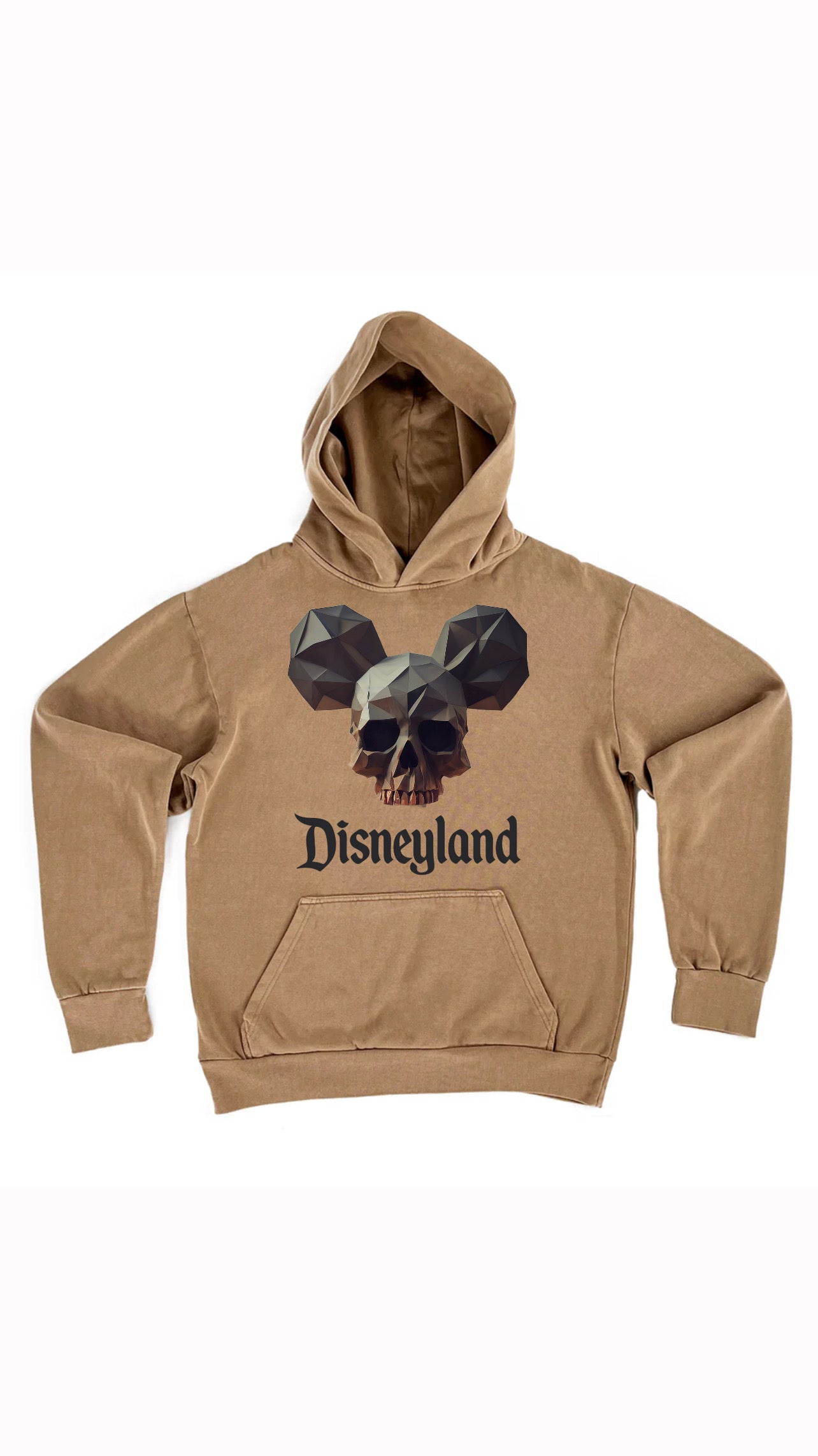 skull mickey ears hoodie