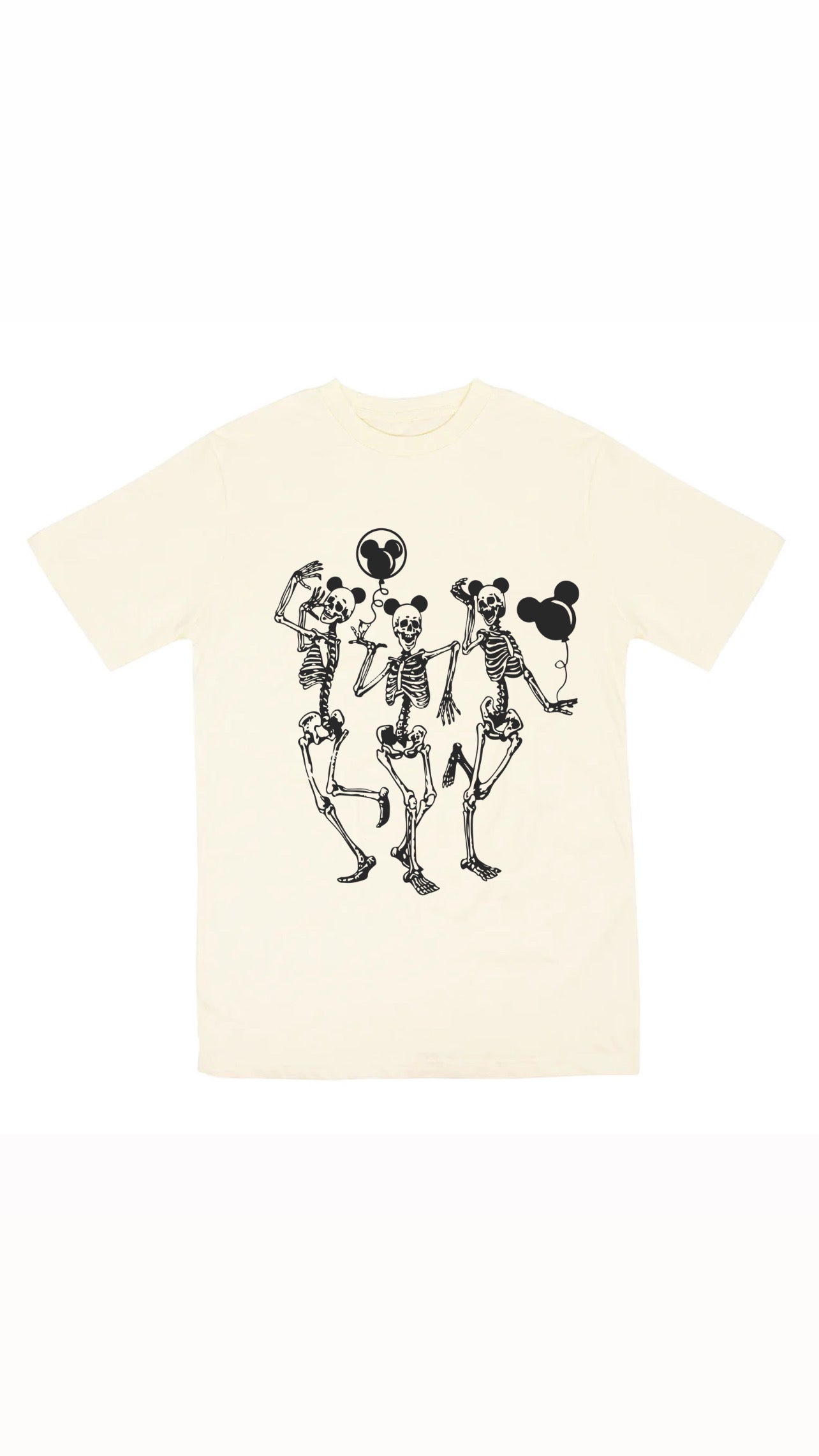 dancing skeletons crew shirt