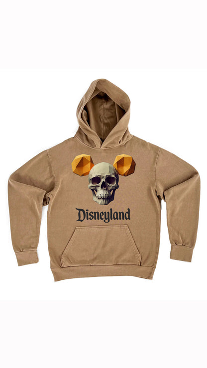 skull mickey ears hoodie