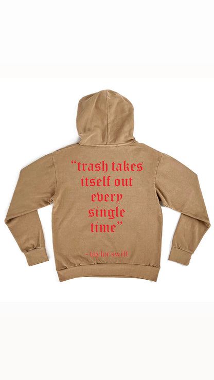 taylor trash hoodie